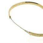 Image 4 of Vintage gold slave bracelet with engravings | Ø 64.5 mm