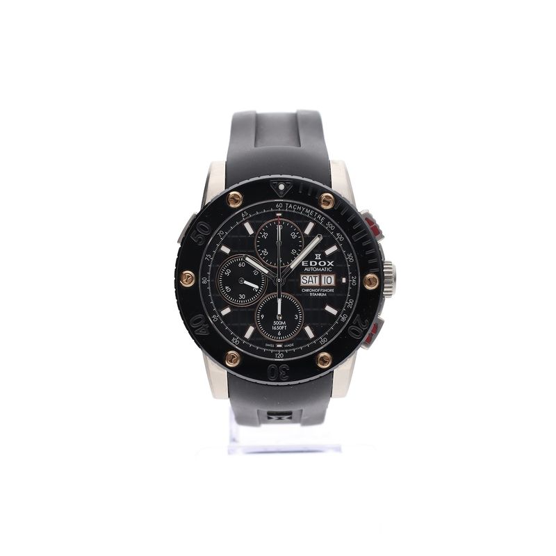 Image 18 of Edox Class-1 Chrono Offshore 01107; Automatic Men's watch