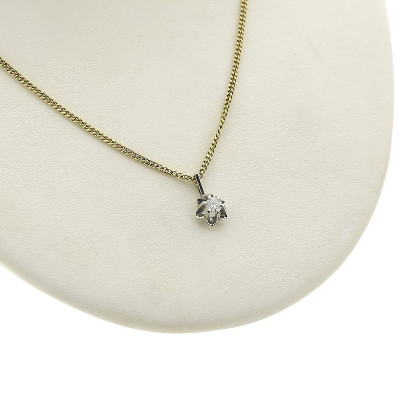 Image 7 of White gold pendant with diamond | 0.23 ct.
