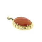 Image 4 of Vintage gold pendant with carnelian.