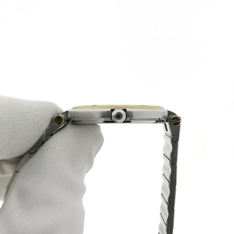 Image 6 of Cartier Santos Ronde 32mm 8191; 18k. Gold/steel watch