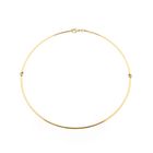 Afbeelding 4 van Gouden staafjes schakelketting | 36 cm