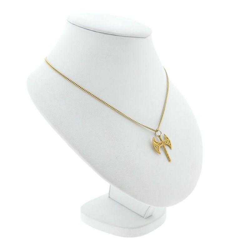 Image 7 of Golden pendant of a labrys