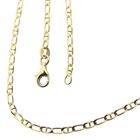 Image 1 of Gold navy/gourmet link necklace | 40.5 cm