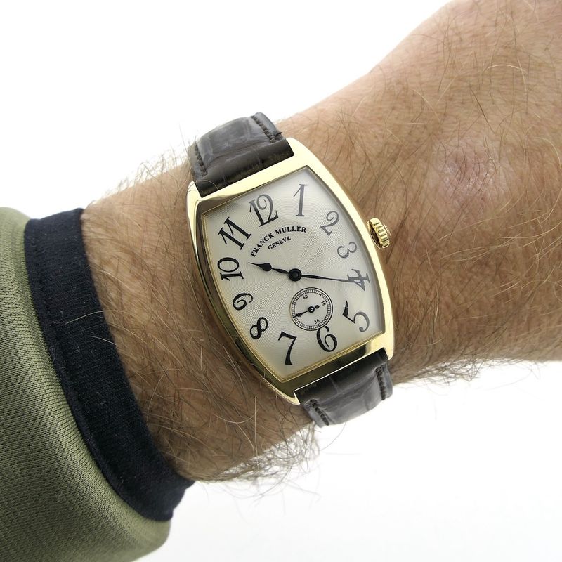 Image 8 of Franck Muller Casablanca Cintrée Curvex; 18k. Gold watch