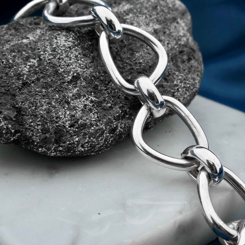 Image 2 of Silver fantasy link bracelet