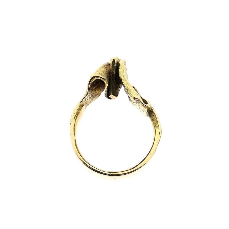 Image 5 of Gold Ring with Organic Design