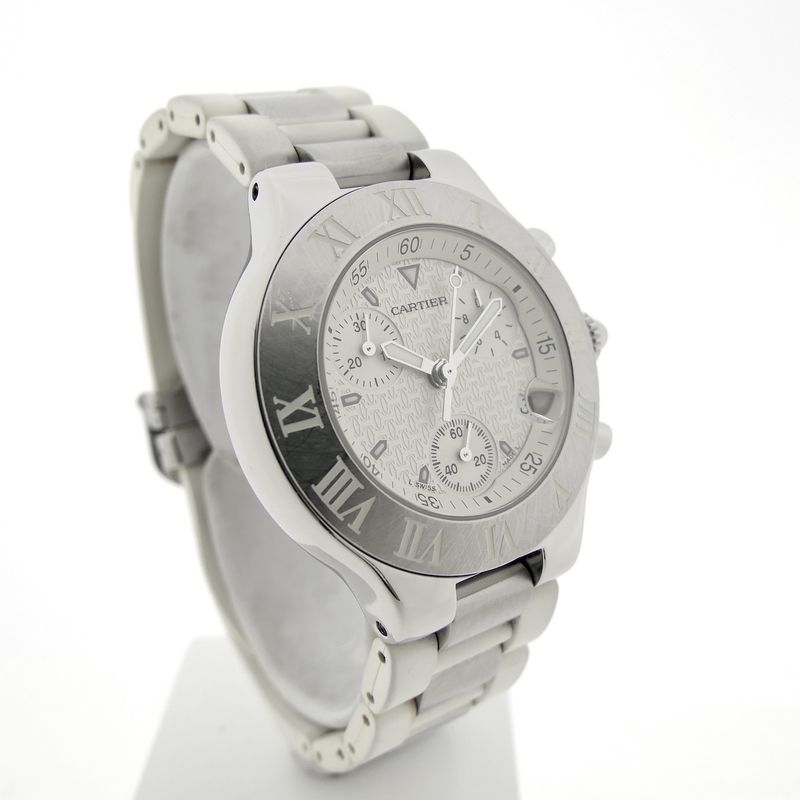 Image 3 of Cartier Chronoscaph 21; Chronograph watch