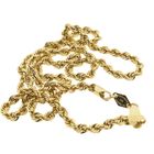 Image 9 of Gold twisted link chain | 45 cm