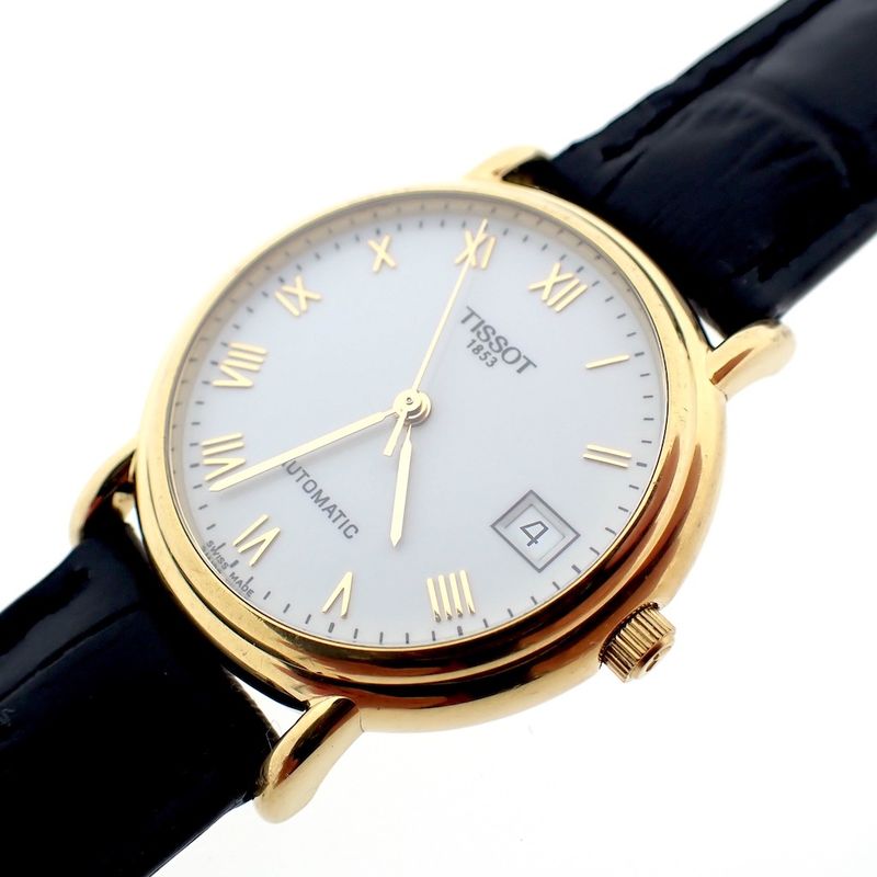 Image 7 of Tissot Carson Automatic; 18k gold watch