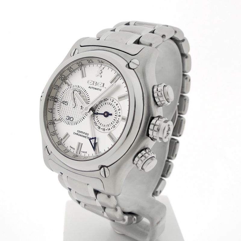 Image 2 of Ebel 1911 BTR Manufacture Chronograph; Automatic watch with GMT