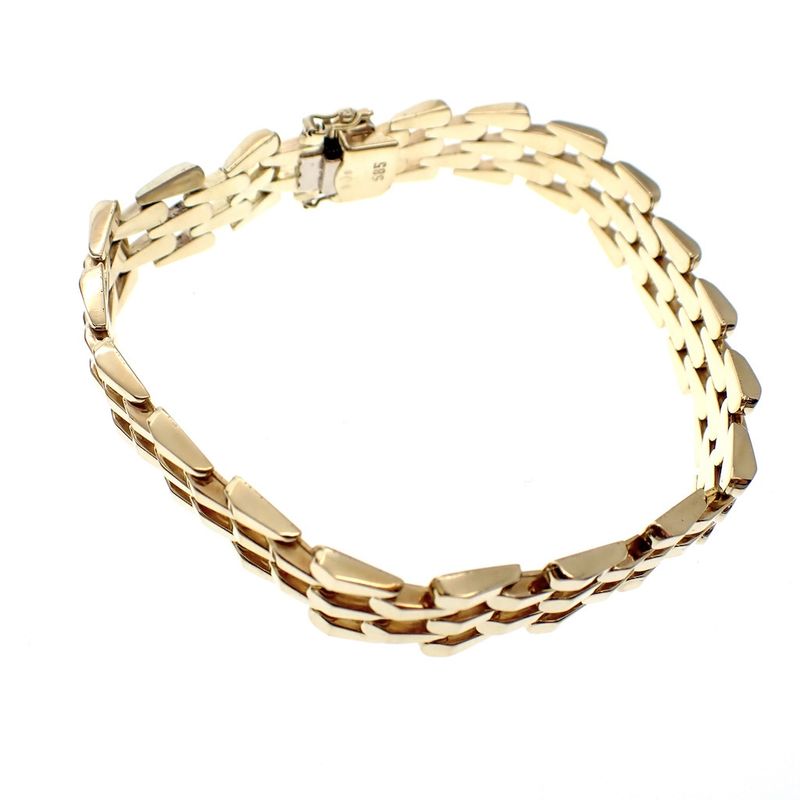Image 4 of Vintage gold men's bracelet | 20.5 cm