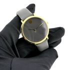 Image 4 of Movado Museum Classic 70th Anniversary; Gold-plated women's watch with gray dial; 0607140