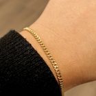 Image 8 of Gold gourmet link bracelet | 19.5 cm