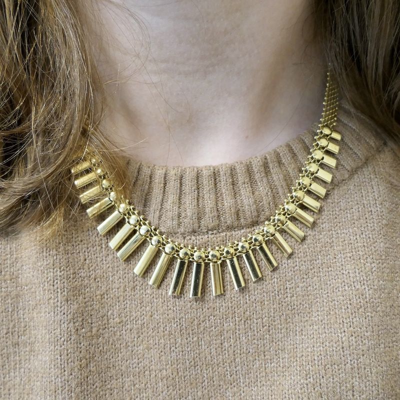 Image 10 of Golden Cleopatra necklace.