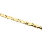Image 3 of Gold cobra link bracelet | 19 cm
