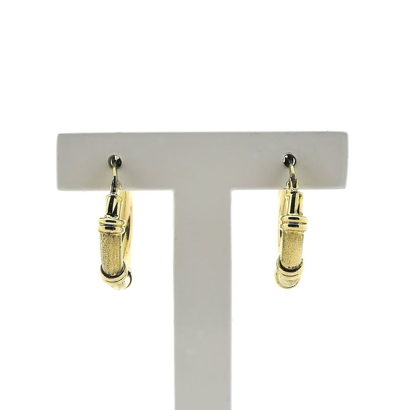 Image 1 of Vintage gold hoop earrings | Ø 21.5 mm