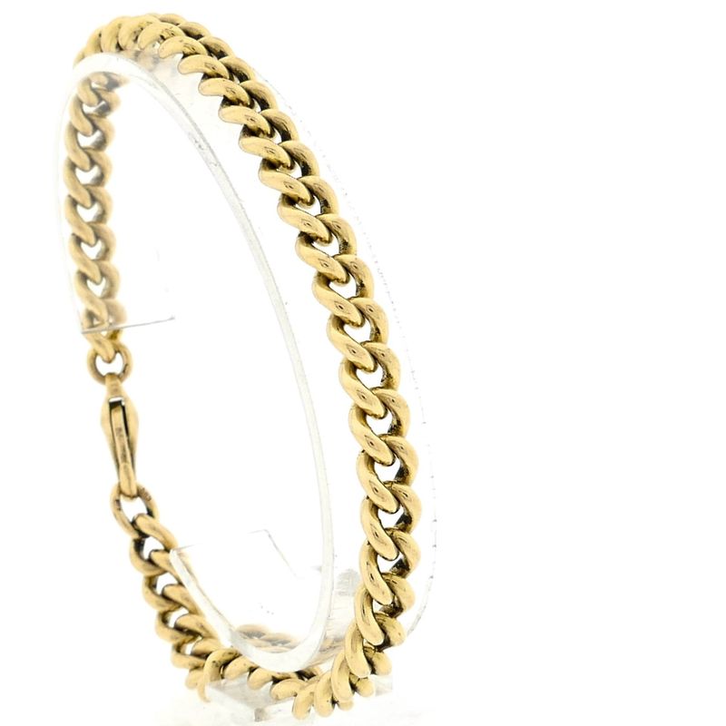 Image 4 of Gold gourmet link bracelet