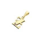 Image 7 of Gold pendant of the letter Z with diamond 0.005 ct.