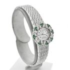 Image 3 of Juvania Geneva 'Cocktail Watch'; 18k white gold women's watch with diamonds and sapphires