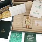 Image 4 of Rolex Day-Date 36mm 'Diamond Dial' 118238; 18k. Gold watch in full set
