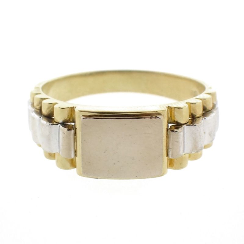 Image 3 of Two-tone Rolex President band ring | Men