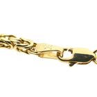 Image 5 of Gold Square Byzantine Link Necklace; Midas