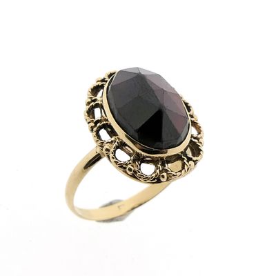 Image 1 of Gold ring with garnet stones | Vintage