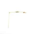 Image 4 of Gold Art Deco bicolor brooch with diamond; 0.84 ct.