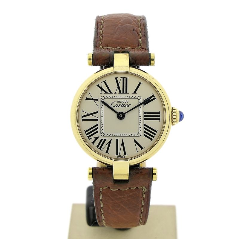 Image 1 of Cartier Vermeil; Ladies watch