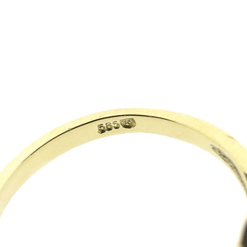 Image 4 of Gold ring with zirconia