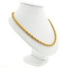 Image 3 of Gold twisted link chain