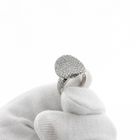 Image 6 of White gold pavé ring with diamonds; Approx. 0.90 ct.