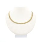 Image 1 of Double gold flat gourmet link chain