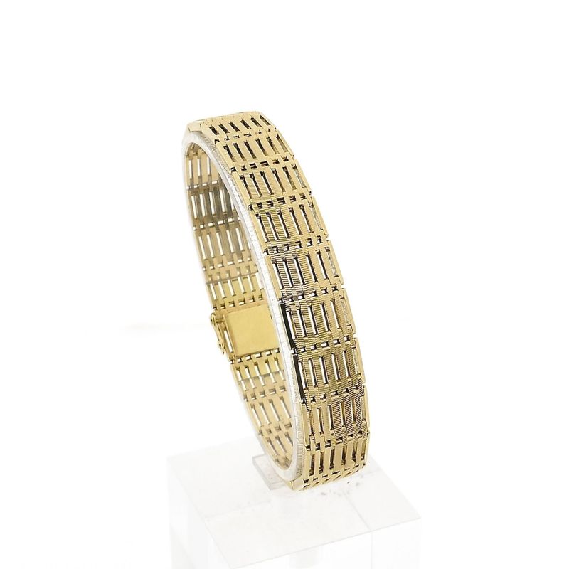 Image 1 of Gold Bracelet with Fantasy Links; 14 Karat; 19.5 cm