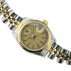 Image 20 of Rolex Datejust 26mm 69173; 18k gold/steel vintage women's watch