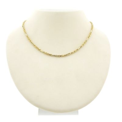 Image 1 of Two-tone gold Figarope necklace; Cento group