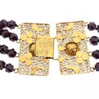 Image 10 of Antique beaded necklace with gold decorative clasp