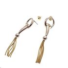 Image 6 of Bicolor gold stud earrings; Cetas