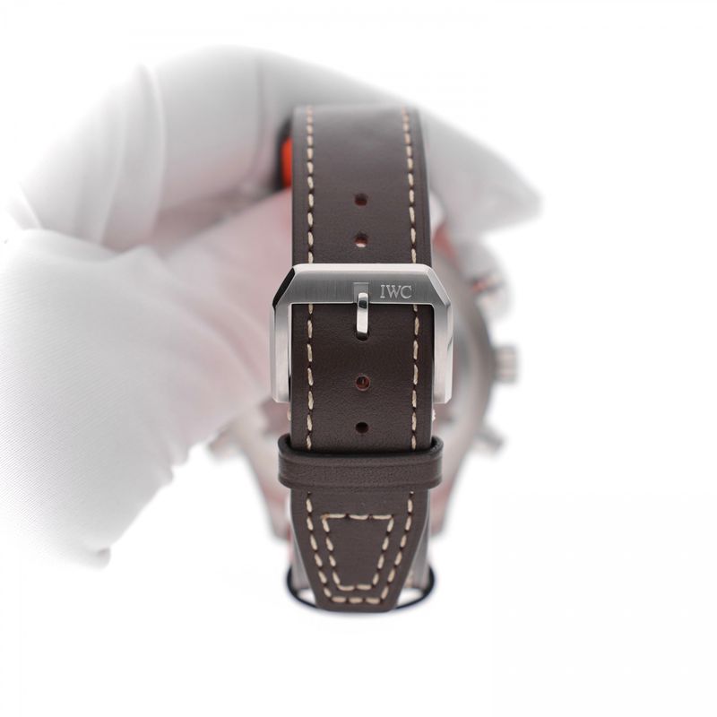 Image 11 of IWC Pilot's Watch Double Chronograph IW371806; Automatic Watch