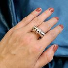 Image 9 of Silver nugget ring; Women