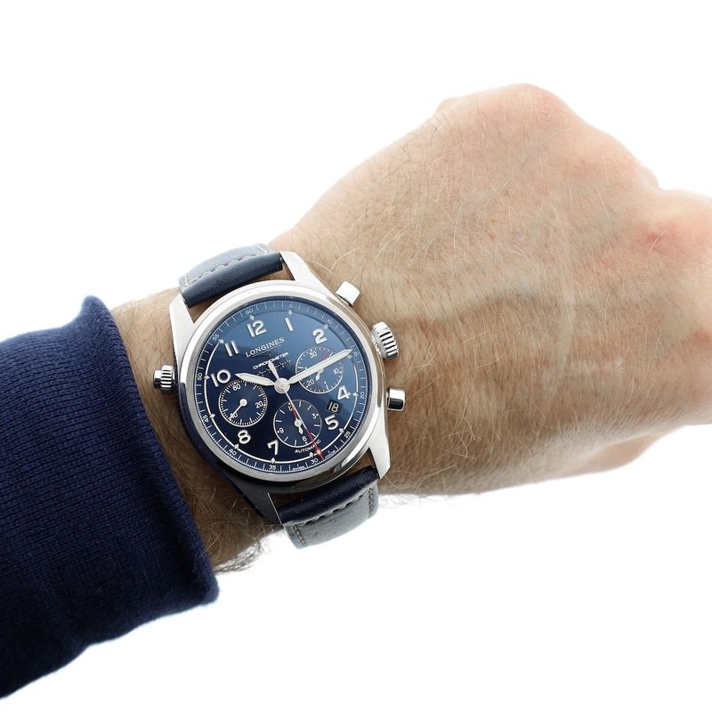 Image 17 of Longines Spirit Chronometer Chronograph L3.820.4; Automatic men's watch