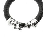 Image 6 of Silver leather Buddha to Buddha bracelet | 20 cm