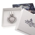 Image 1 of 18-karat white gold heart pendant; Chimento | 3.24 ct. diamond