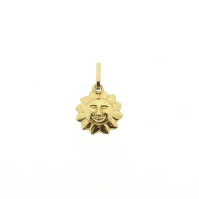 Image 1 of Golden pendant of a sun