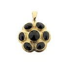 Image 1 of Vintage gold pendant with garnet.