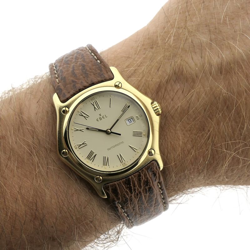 Image 14 of Ebel 1911 Automatic 893902; 18k gold watch