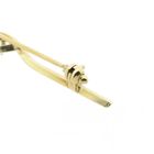 Image 6 of Narrow gold brooch with diamond | 0.05 ct.