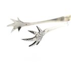 Image 4 of English silver sugar tongs with bird feet | Vintage