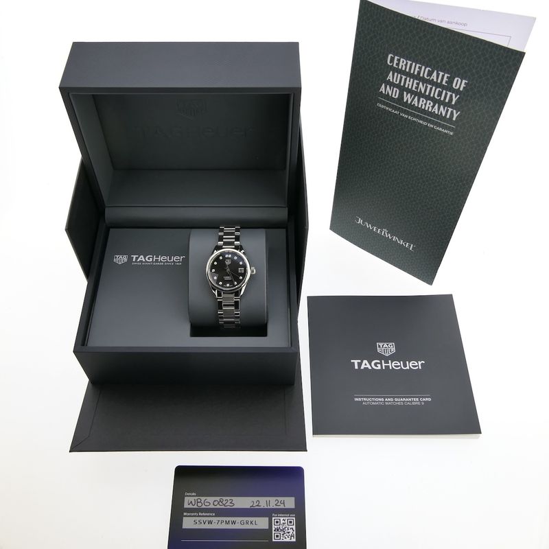 Image 14 of Tag Heuer Carrera Automatic 28mm WAR2413; Automatic women's watch with diamonds